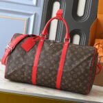 Louis Vuitton Keepall Bandoulière 45 Sari Red 50cm M13808 - Image 2