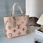 Louis Vuitton Neverfull MM Bag Beige Clair 33cm M46516 - Image 2