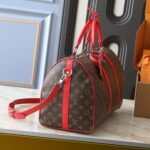 Louis Vuitton Keepall Bandoulière 45 Sari Red 50cm M13808 - Image 3