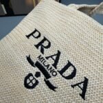 Prada Raffia Tote Bag Natural 32cm 1BG392 2C2T F0018 V OOL - Image 8