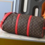 Louis Vuitton Keepall Bandoulière 45 Sari Red 50cm M13808 - Image 5