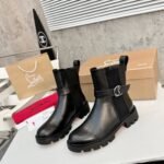 Christian Louboutin CL Chelsea Booty Lug Black 1230304BK01 - Image 4