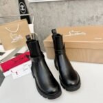 Christian Louboutin CL Chelsea Booty Lug Black 1230304BK01 - Image 5