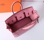 Hermes Birkin 30 Togo Leather Gold Hardware Light Pink 30Cm - Image 8