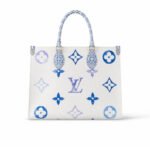 Louis Vuitton By The Pool Onthego PM Tote Bag Blue 35Cm