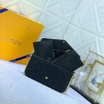 Louis Vuitton Félicie Pochette Monogram Empreinte Leather Crossbody Bag Black 21cm M82477 - Image 6