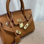 Hermes Birkin Mini Gold Hardware Epsom Brown 20Cm - Image 3