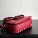 Gucci Horsebit 1955 Aura Mini Shoulder Bag Red 19Cm - Image 5