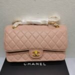 Chanel Classic Medium Flap Bag With Gold Hardware Pink 25Cm - Image 2