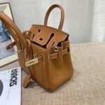 Hermes Birkin Mini Gold Hardware Epsom Brown 20Cm - Image 8