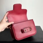 Gucci Horsebit 1955 Aura Mini Shoulder Bag Red 19Cm - Image 7