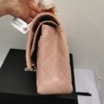 Chanel Classic Medium Flap Bag With Gold Hardware Pink 25Cm - Image 4