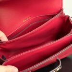 Gucci Horsebit 1955 Aura Mini Shoulder Bag Red 19Cm - Image 9