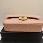 Chanel Classic Medium Flap Bag With Gold Hardware Pink 25Cm - Image 6