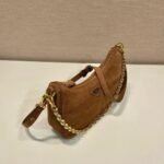 Prada Re Edition Mini Suede Bag Dark Brown 28Cm 1Bc204 2C4S F0324 V Qoo - Image 3