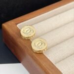 Chanel Gold Mini Earrings - Image 2