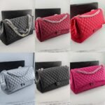 Chanel Xxl Airline Classic Travel Flap Bag Caviar Leather Black Gold Hardware 46Cm - Image 5