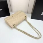 Chanel Classic Medium Double Flap Bag Beige 25cm A01113 Y04059 NZG77 - Image 5