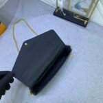 Louis Vuitton Félicie Pochette Monogram Empreinte Leather Crossbody Bag Black 21cm M82477 - Image 7