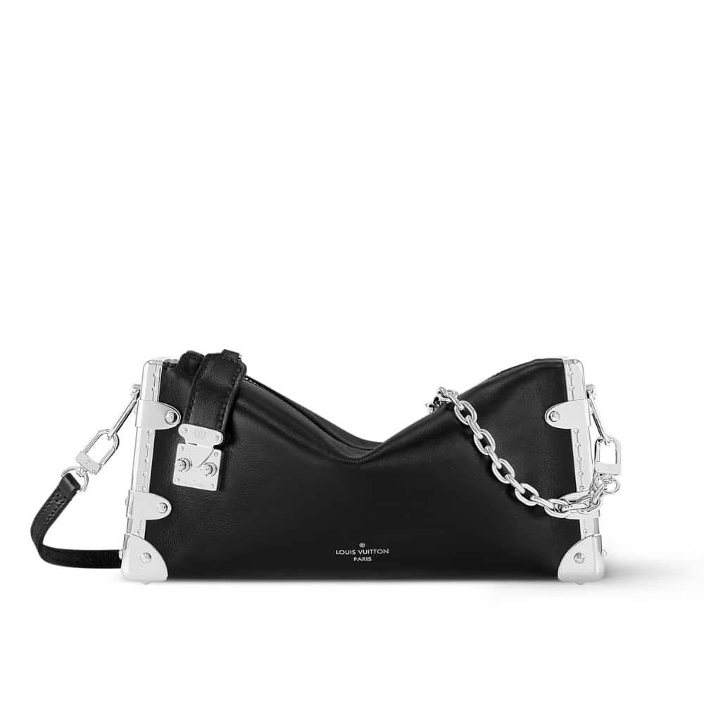 6-3-5 Louis Vuitton Slim Trunk Bag Black 23Cm M25445 - Image 1