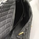 Chanel Xxl Airline Classic Travel Flap Bag Caviar Leather Black Gold Hardware 46Cm - Image 4