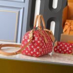 Louis Vuitton Speedy P9 Bandoulière 25 Autres Cuir Monogram Red 25Cm M24425 - Image 7