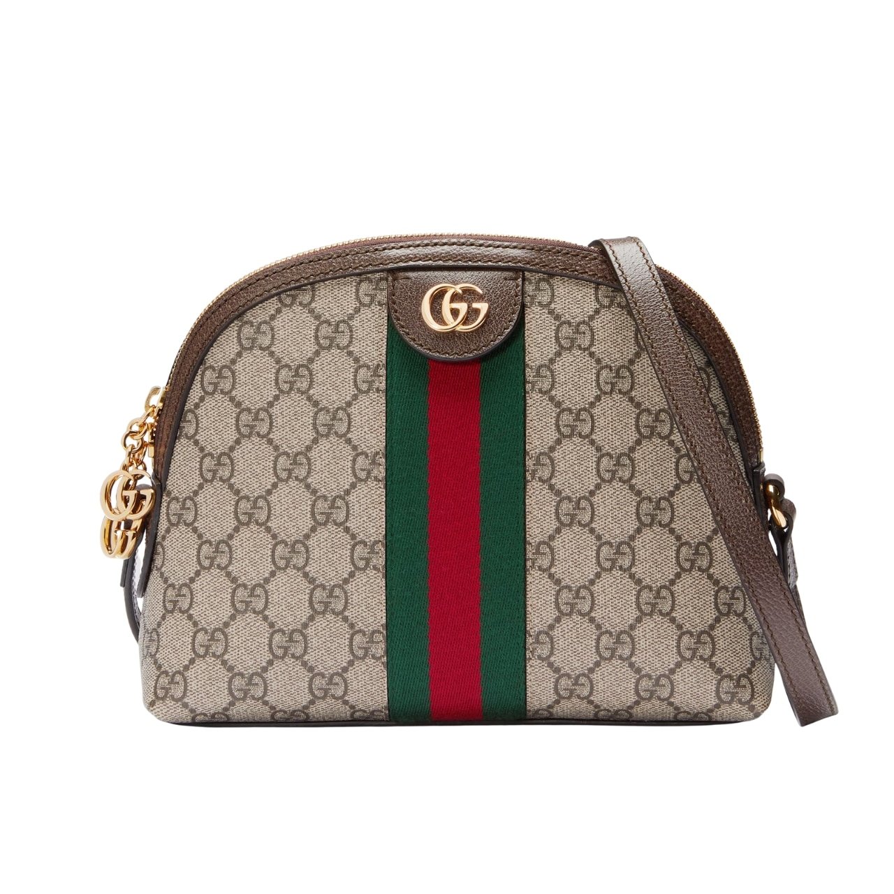 64-2 Gucci Ophidia Small Shoulder Gg Supreme Beige Ebony 23cm 499621 K05ng 8745 - Image 1