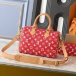 Louis Vuitton Speedy P9 Bandoulière 25 Autres Cuir Monogram Red 25Cm M24425 - Image 3
