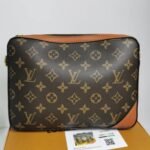 Louis Vuitton Trio Messenger Bag Monogram Stripes Brown 25cm M45965 - Image 6