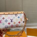 Louis Vuitton X Takashi Murakami Pochette Accessories Multicolore Blanc 21cm M13404 - Image 3