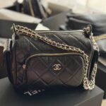 Chanel Small Camera Case Bag Black 23cm As5220 B18234 94305 - Image 2
