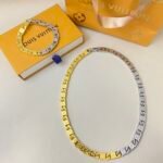 Louis Vuitton Monogram Tied Up Necklace Gold And Silver M02229 - Image 7