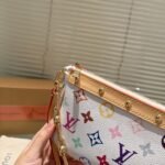 Louis Vuitton X Takashi Murakami Pochette Accessories Multicolore Blanc 21cm M13404 - Image 7