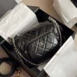 Chanel Small Camera Case Bag Black 23cm As5220 B18234 94305 - Image 11