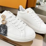 Louis Vuitton Time Out Sneaker Grey 1Aguy4 - Image 3
