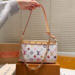 Louis Vuitton X Takashi Murakami Pochette Accessories Multicolore Blanc 21cm M13404 - Image 2