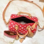 Louis Vuitton Speedy P9 Bandoulière 25 Autres Cuir Monogram Red 25Cm M24425 - Image 4