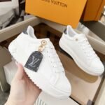 Louis Vuitton Time Out Sneaker Grey 1Aguy4 - Image 6