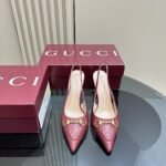Gucci Women’s Horsebit Pump Gg Leather Rosso Ancora Red ‎792065 Aaegj 6207 - Image 3
