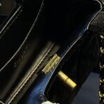 Chanel Velvet Nano Kelly Re Edition Black 13Cm - Image 5