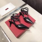 Valentino Rockstud Caged Pump 65Mm Black ZW2S0375VB8 0NO - Image 3