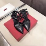 Valentino Rockstud Caged Pump 65Mm Black ZW2S0375VB8 0NO - Image 4