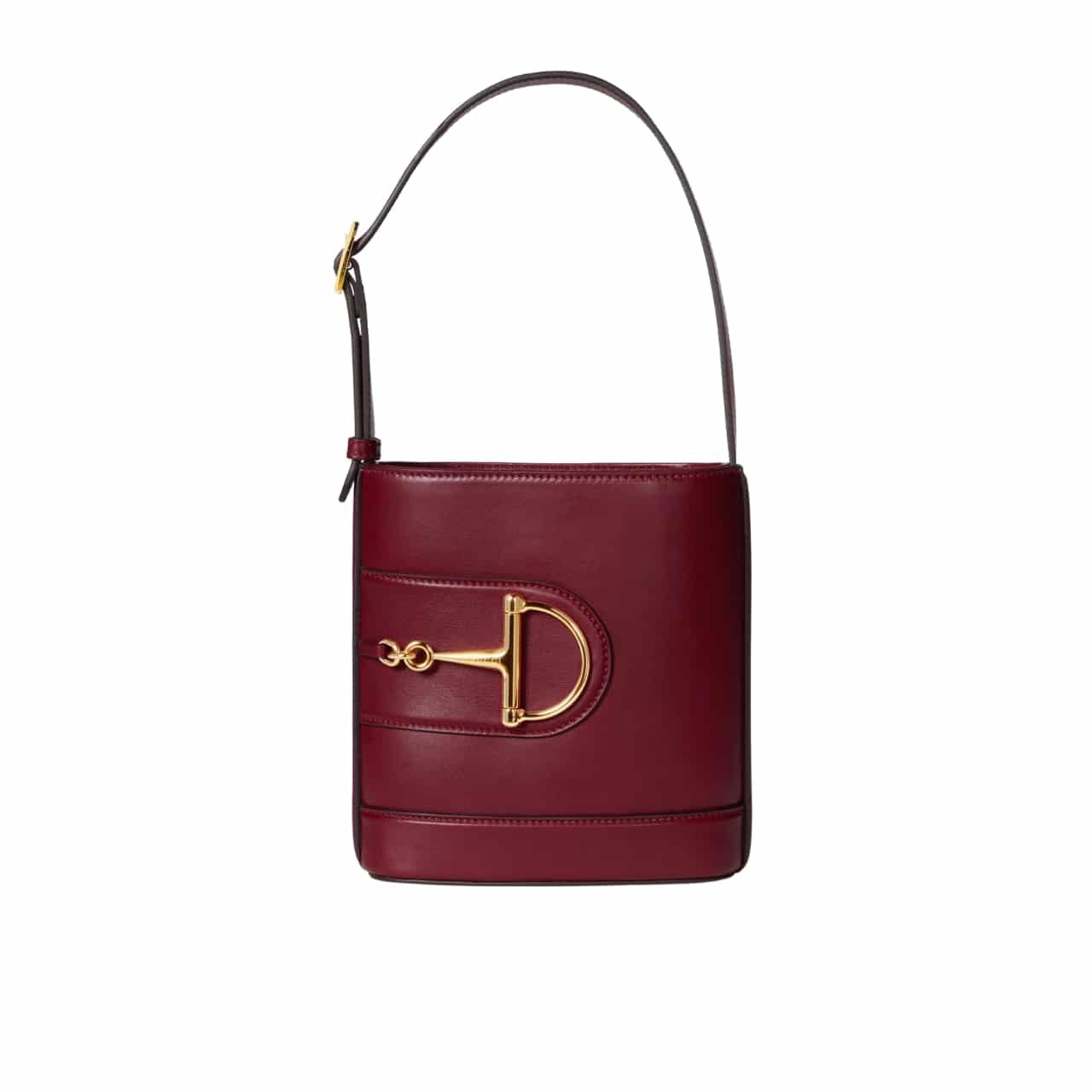 8-1 Gucci 73 Small Bucket Bag Rosso Ancora Red Smooth Leather 20Cm 833665 AAEC2 6207 - Image 1