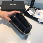 Chanel Cc Red Black Wallet 16.5Cm - Image 4