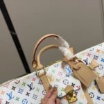 Louis Vuitton X Takashi Murakami Keepall Bandoulière 45 Bag Multicolore Blanc 45cm M13742 - Image 5