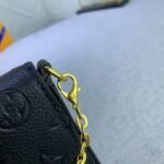 Louis Vuitton Félicie Pochette Monogram Empreinte Leather Crossbody Bag Black 21cm M82477 - Image 10