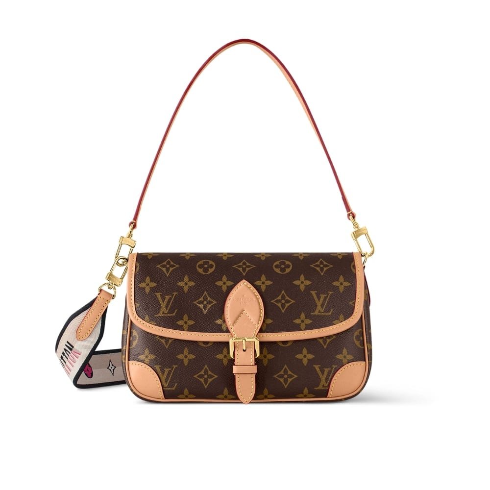 9-4 Louis Vuitton Diane Monogram Canvas Black 24Cm M45985 - Image 1