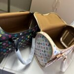 Louis Vuitton X Takashi Murakami Dog Bag Multicolore Blanc 40Cm M13741 - Image 6