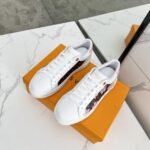 Louis Vuitton X Takashi Murakami Time Out Sneaker White 1AGWOL - Image 7
