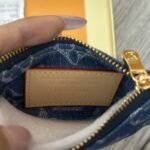 Louis Vuitton X Murakami Key Pouch Wallet Monogram Cherry Denim 12Cm M14938 - Image 3